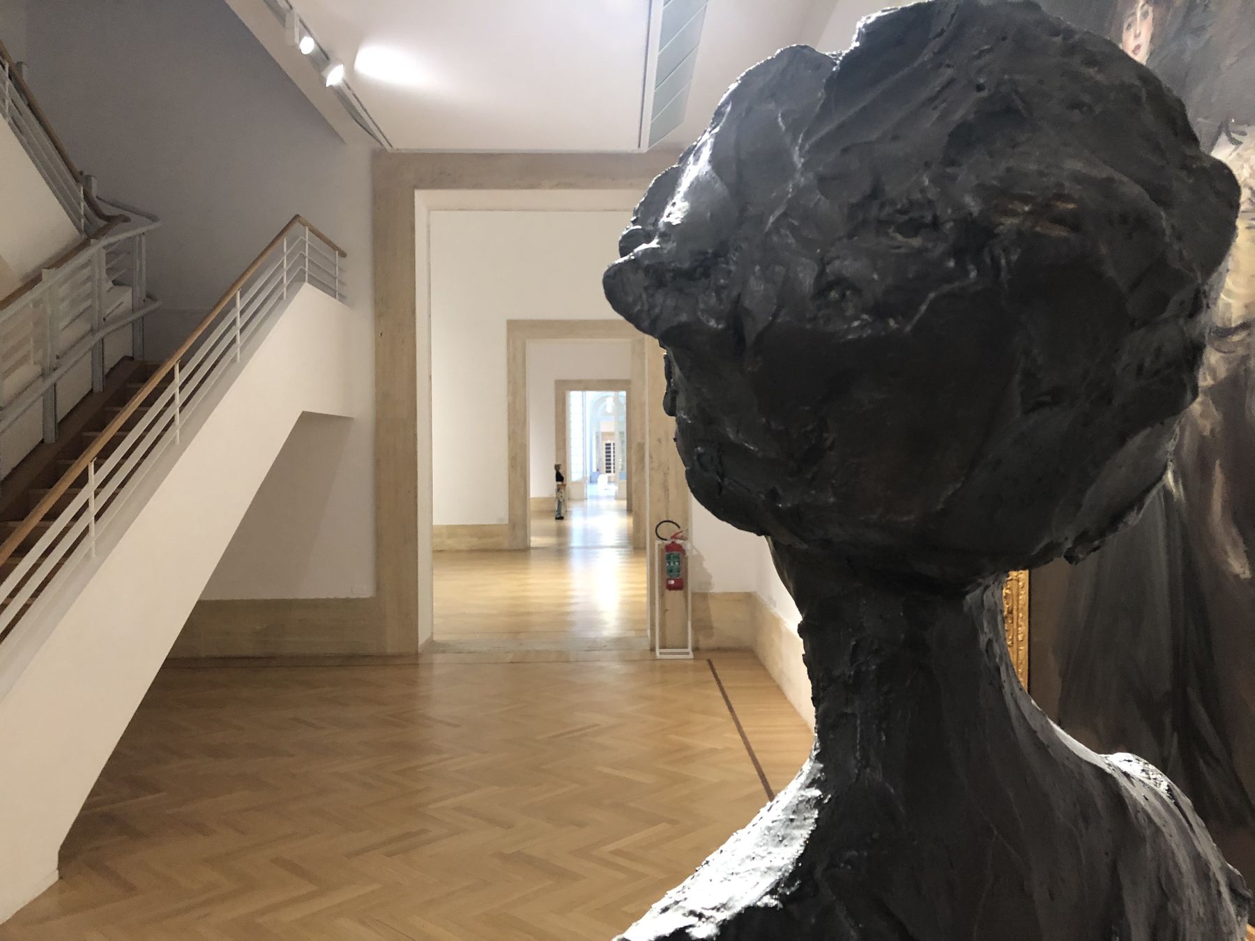 Bronze and parquet