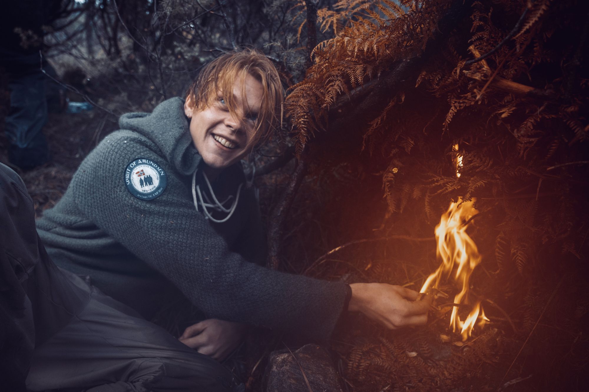 Catching the flame